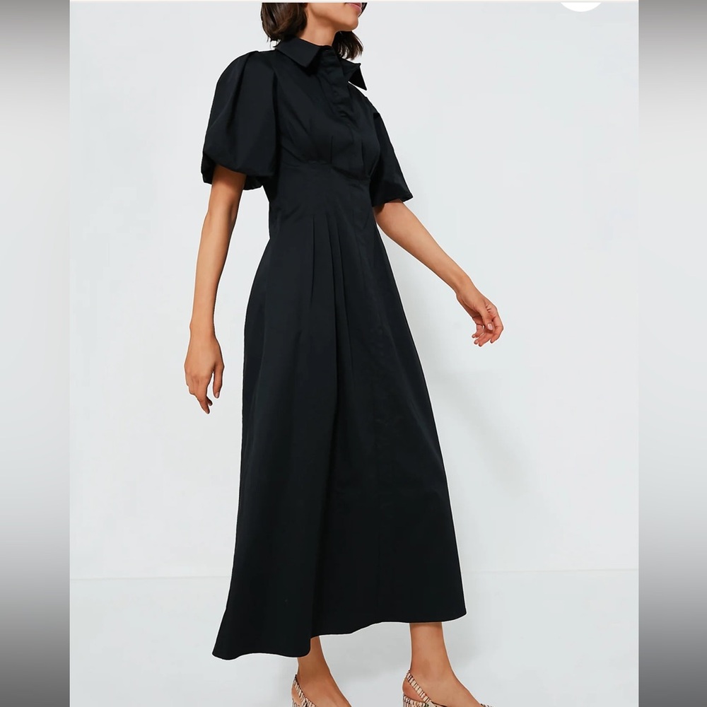 Tuckernuck Black Puff-Sleeve Maxi Dress - Picture 3 of 8